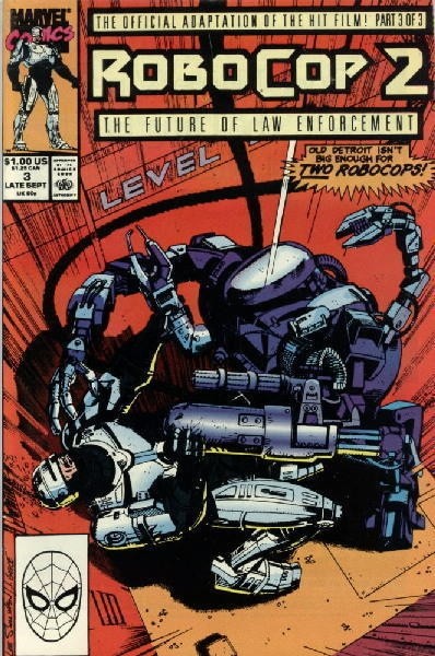 Robocop 2 Comic Book #3 Marvel Comics 1990 VERY HIGH GRADE UNREAD NEW