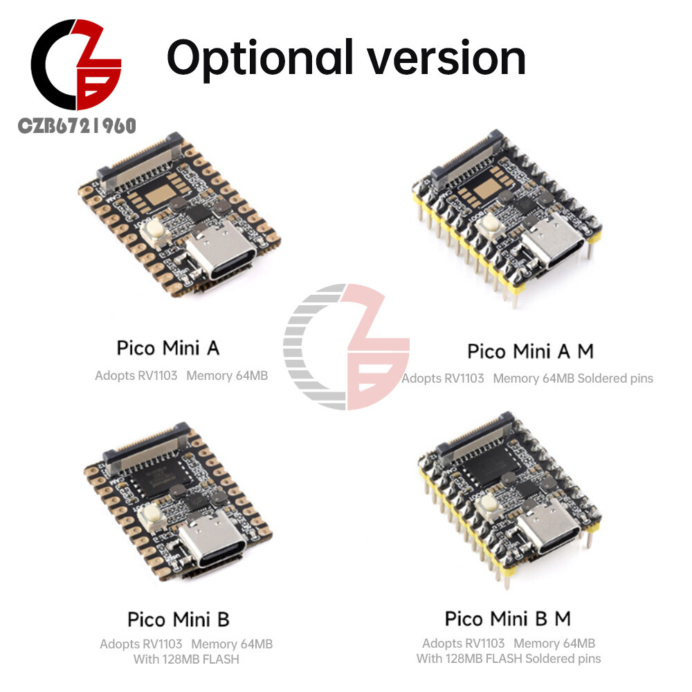 Type-C LuckFox Pico Mini Linux RV1103 Chip AI Development Board + 128MB Flash