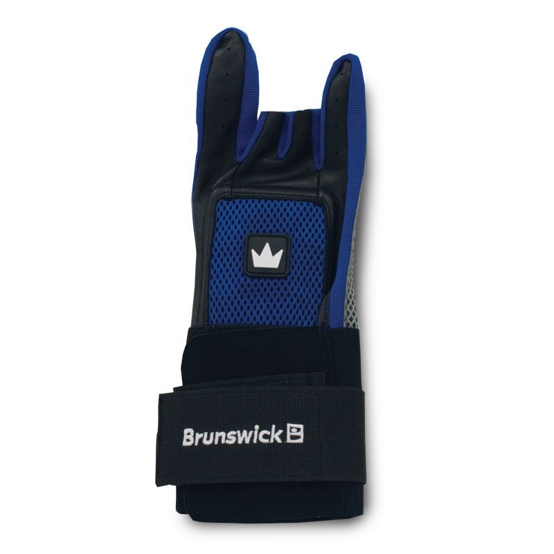 Brunswick Max Grip Bowling Glove Black/Blue/Grey