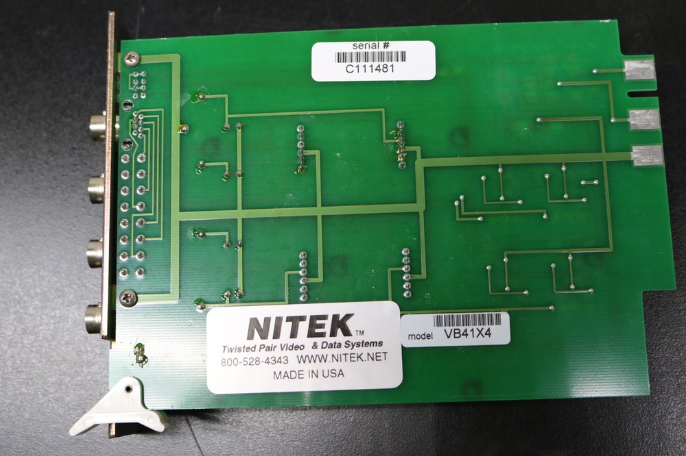 Nitek VB41X4 Modular Rack Card for RK400