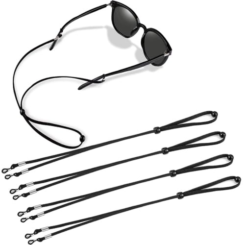 4Pcs Glasses Strap, Eyeglasses Holder Strap for Women Men, Adjustable