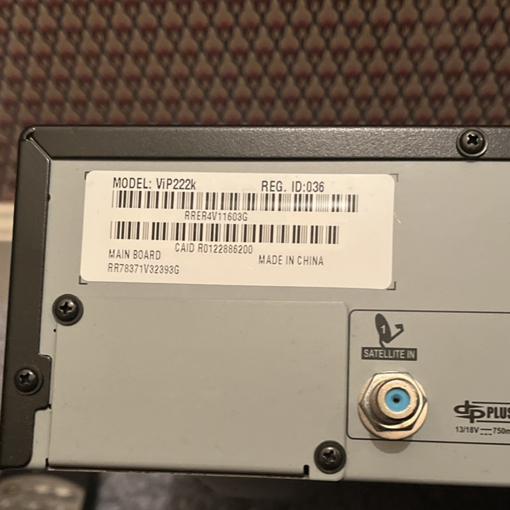 DISH Network Standard Digital Satellite TV Receiver with Remote Black