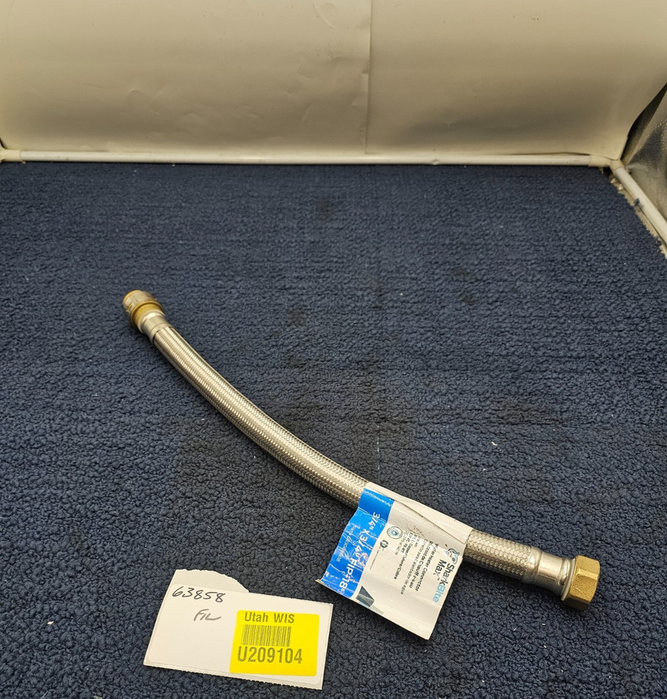 SharkBite UR3088FX18 : 3/4" FIPxFIP 18" SS Braided Water Heater Connector