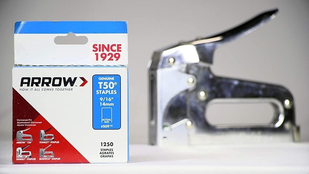 Arrow T50 9/16" Staples, 1250 Count