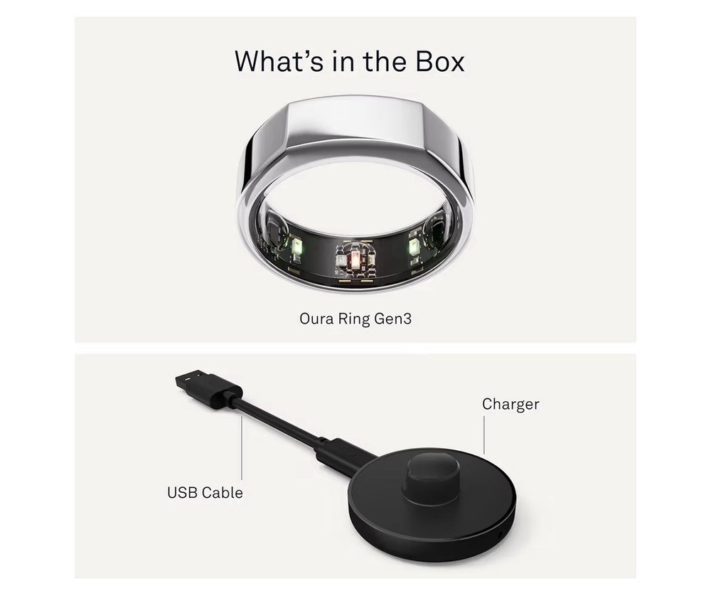 Oura Heritage Gen3 Silver Size 9