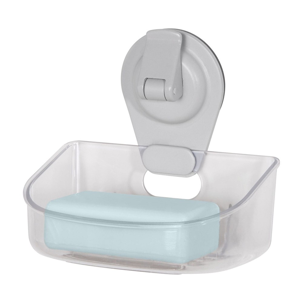 No Tools Wall Mounted Soap Dish Mainstays Clear Suction Cup for Shower
