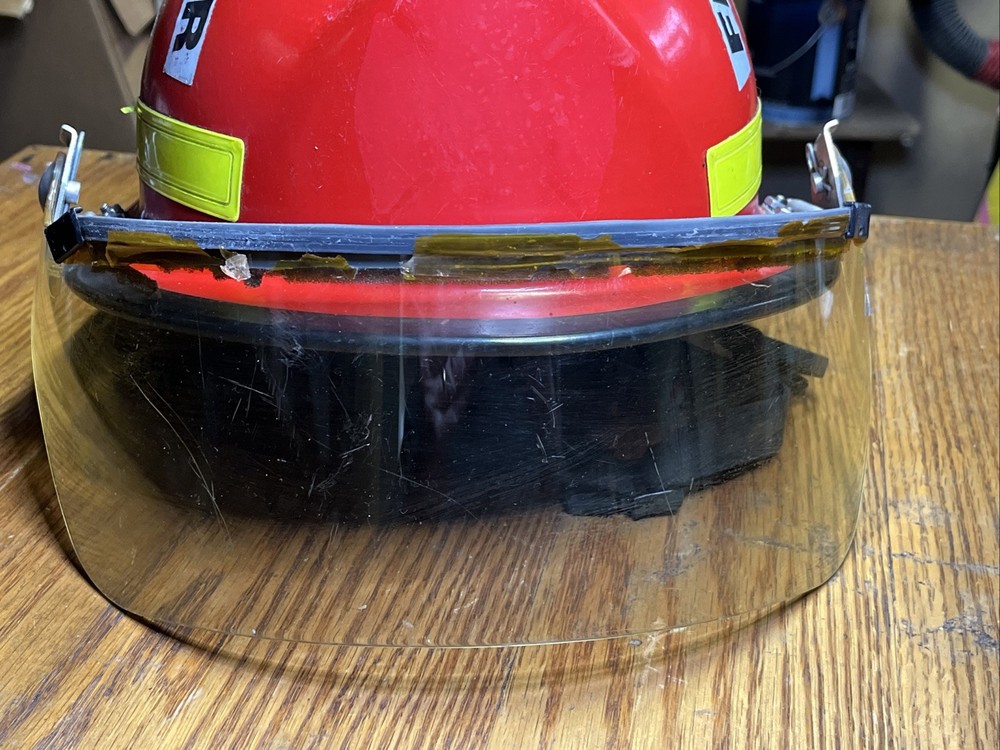 Morning Pride Lite Force V Red Fire Fighter Helmet Firefighter