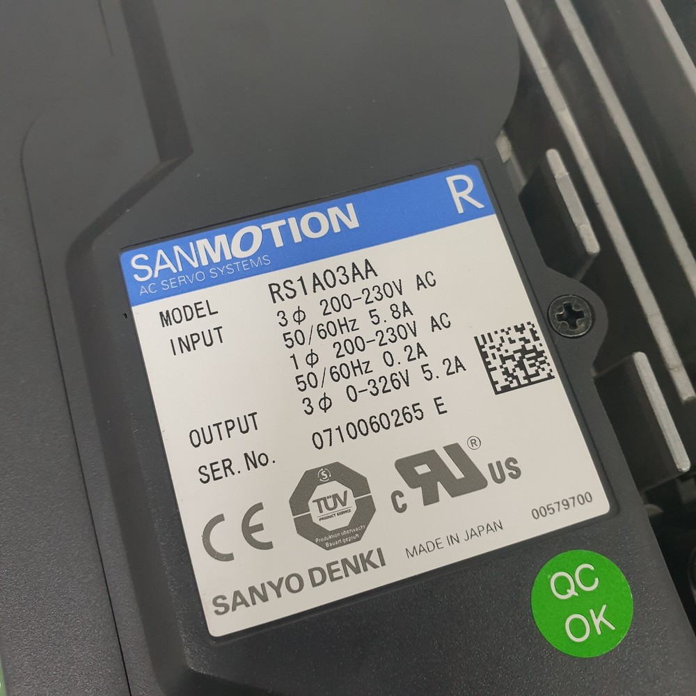 Sanyo Denki RS1A03AA SANMOTION AC Servo System
