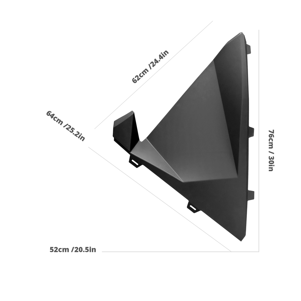 Lower Door Panel Inserts for 2020-23 Polaris RZR Pro Xp 2 Half Doors Plastic Kit
