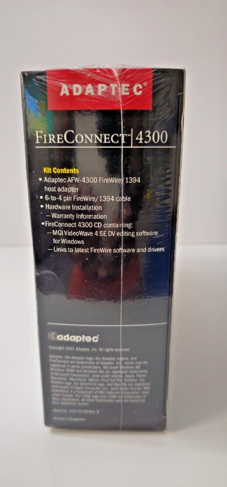Adaptec 1394 Fire Connect 4300