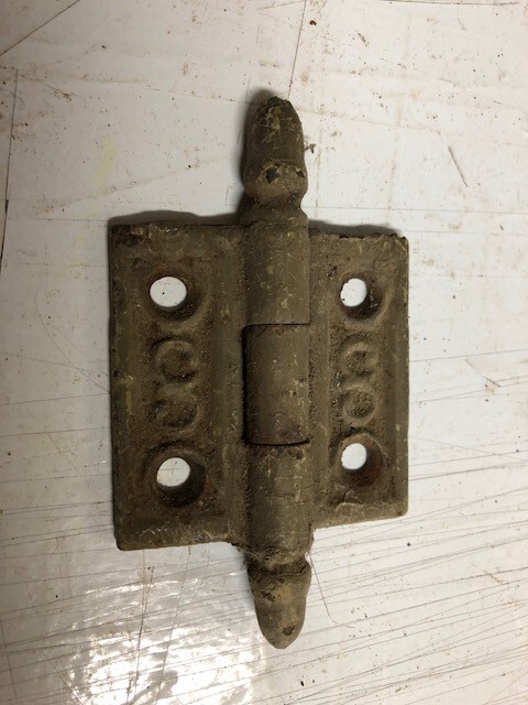 Antique Decorative Steel Hinge 2-1/8" x 2"