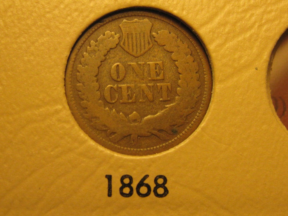 1868 Indian Head Cent (40th)