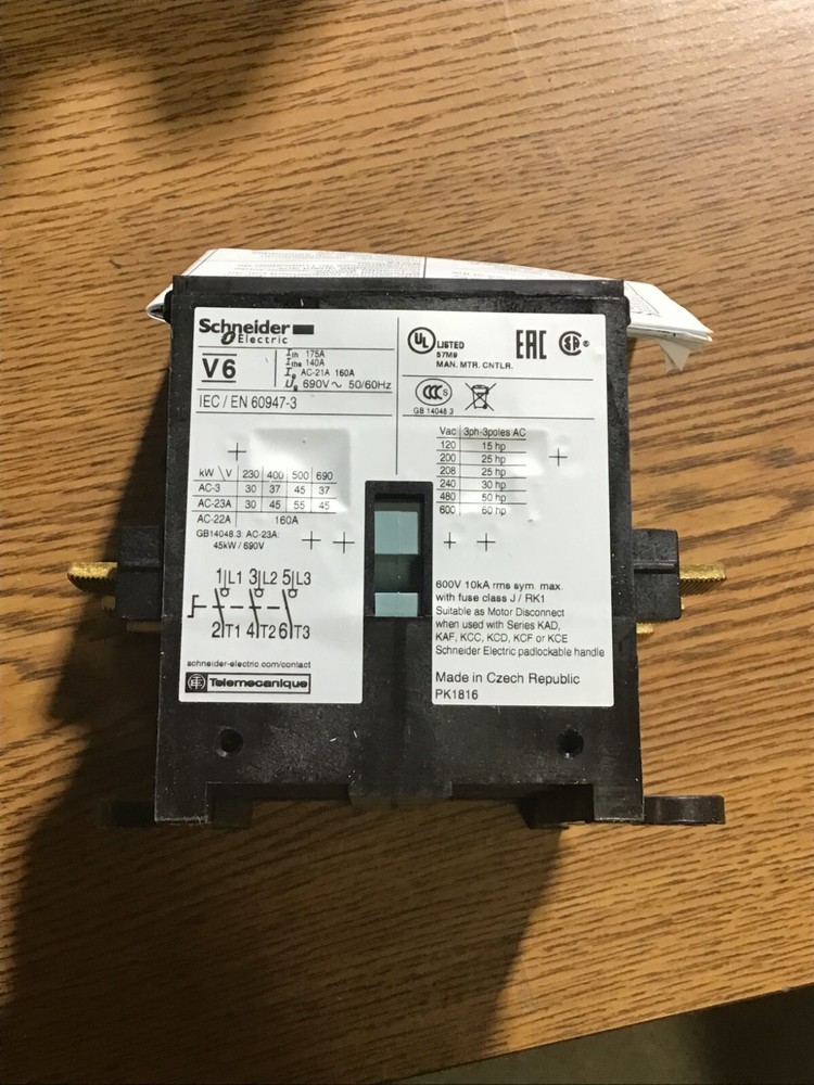 TESYS 080466 VCCF6 175A SWITCH DISCONNECT HANDLE - NEW IN BOX