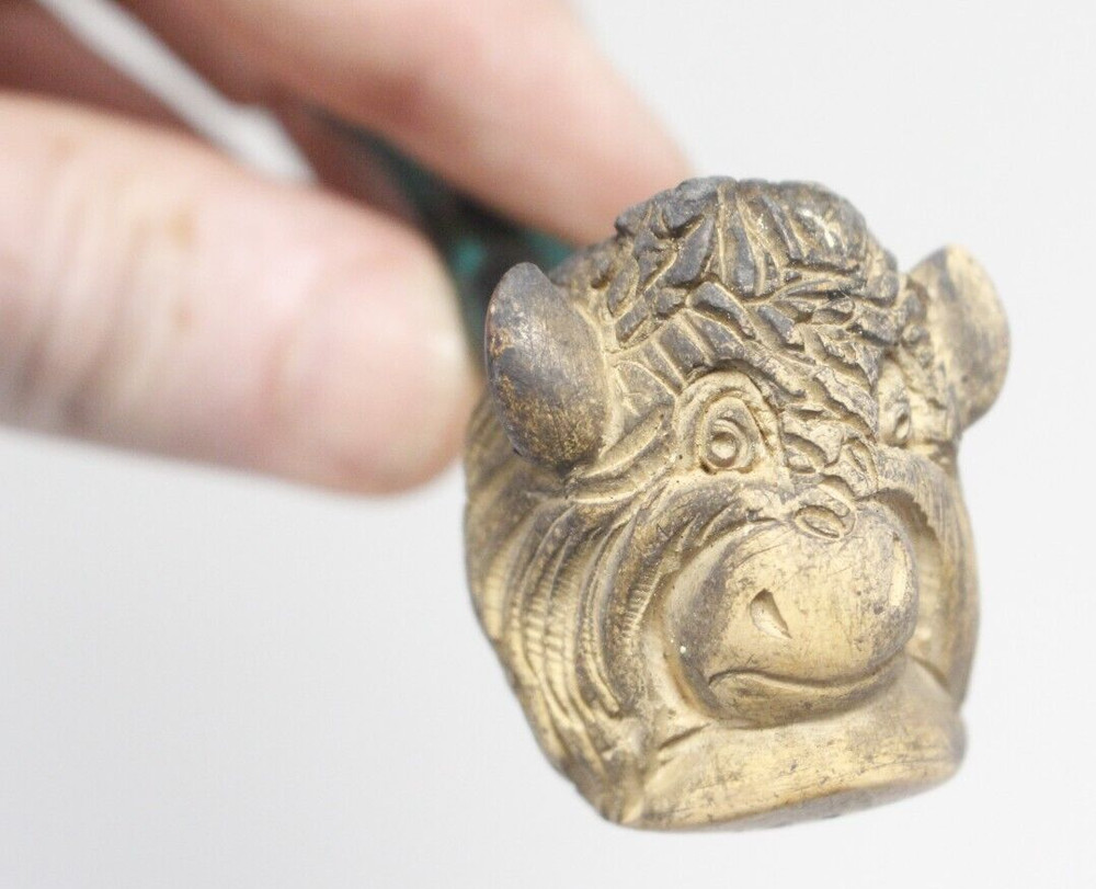SMS Meerschaum Pipe with Case Bison Bull