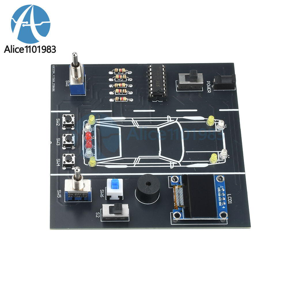 DIY Car Driving Simulation Soldering Practice Kit Electronic Kit Solder Learn