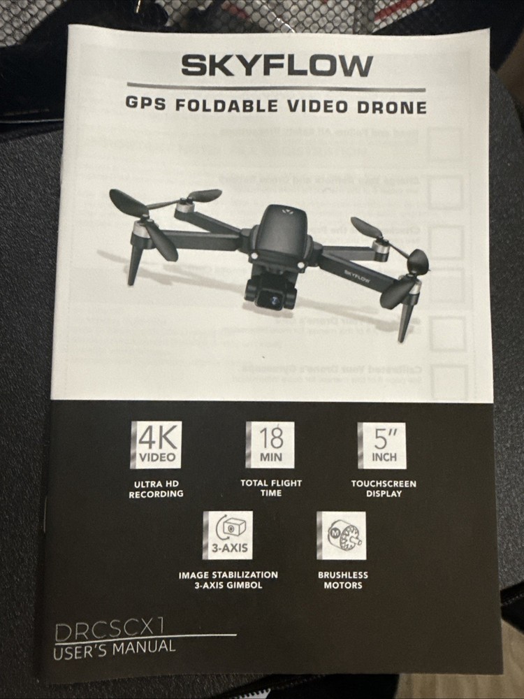 Vivitar Sky Flow 4K GPS Foldable Video Drone