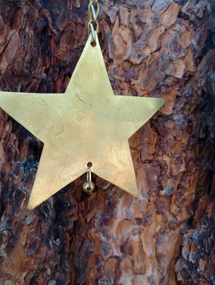 Antique Brass Star