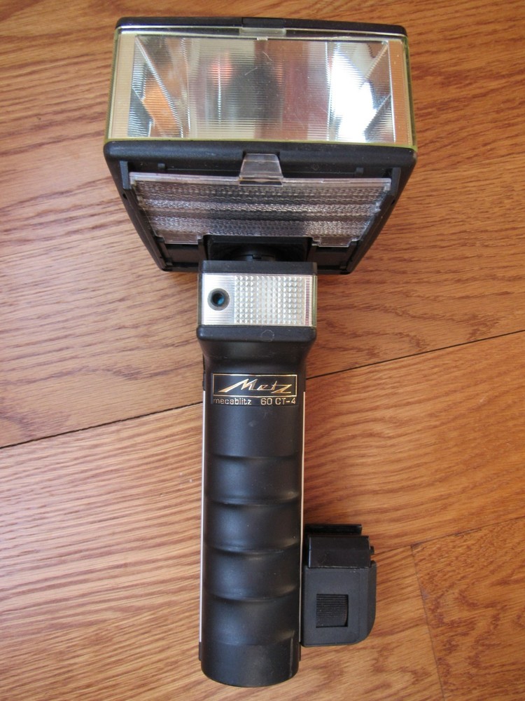 Vtg (Two) 2 Metz Mecablitz 60 CT-1 Complete Flash Kit System SCA 300
