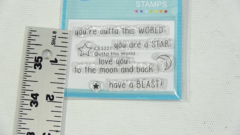 Memory Box Open Studio Clear Stamps Outta This World - CL5521