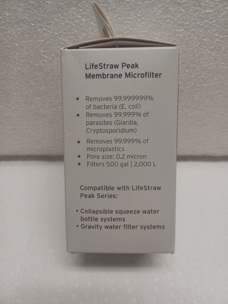 LifeStraw Peak Series Membrane Microfilter Replacement Gravity Original Box