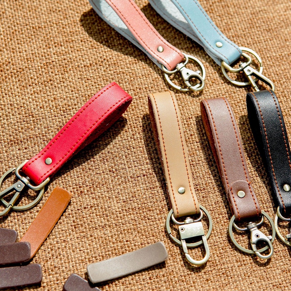 3 Yard Double Sided PU Leather Strap, 0.79" Wide Flat Strips, Gold