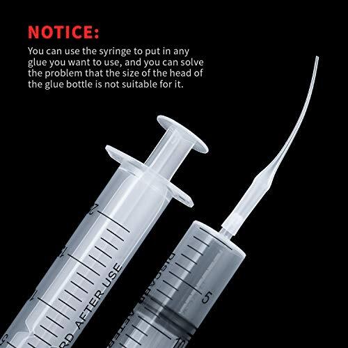 Glue Micro-Tips Plastic Glue Bottle Tip Nozzle Tip Extender Precision Applicator