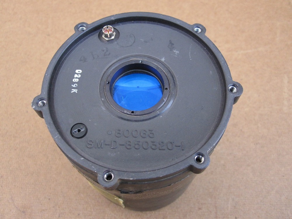 AN/PVS-4 Front Objective Lens. Damaged: Cracked Broken Glass