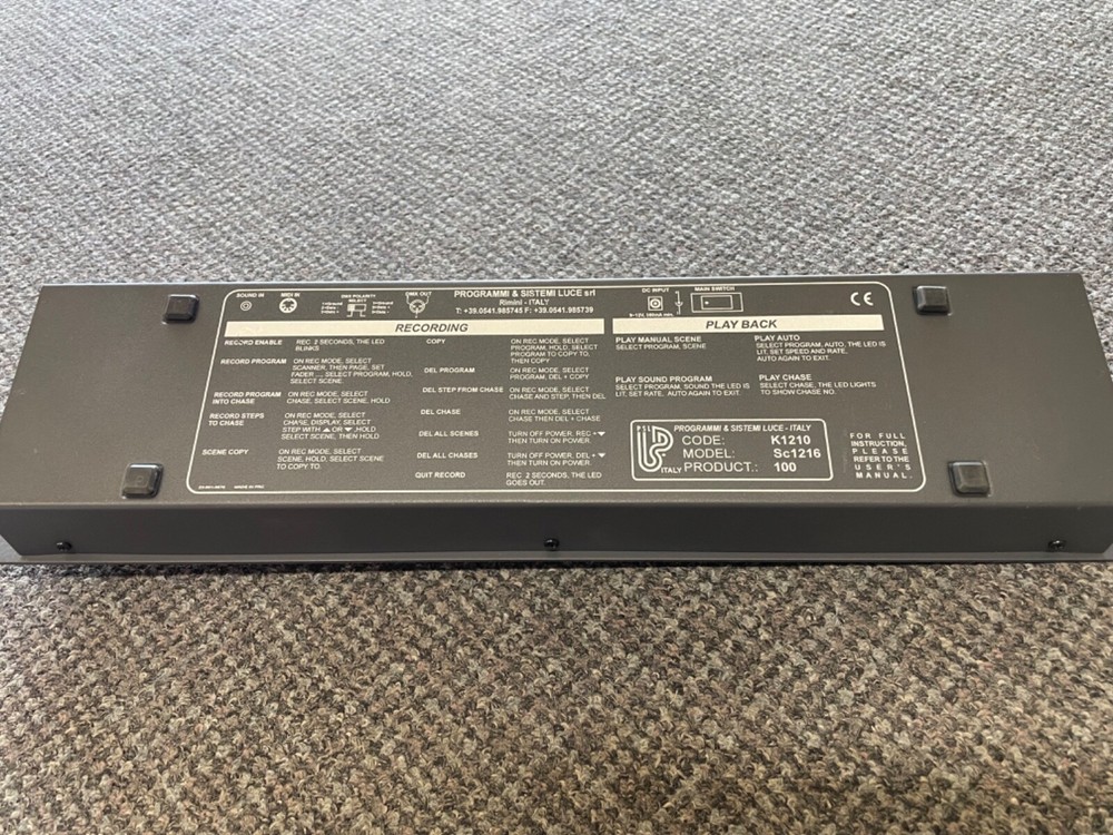 DMX SCANNER CONTROLLER SC-1216 (great condition - open box but never used)