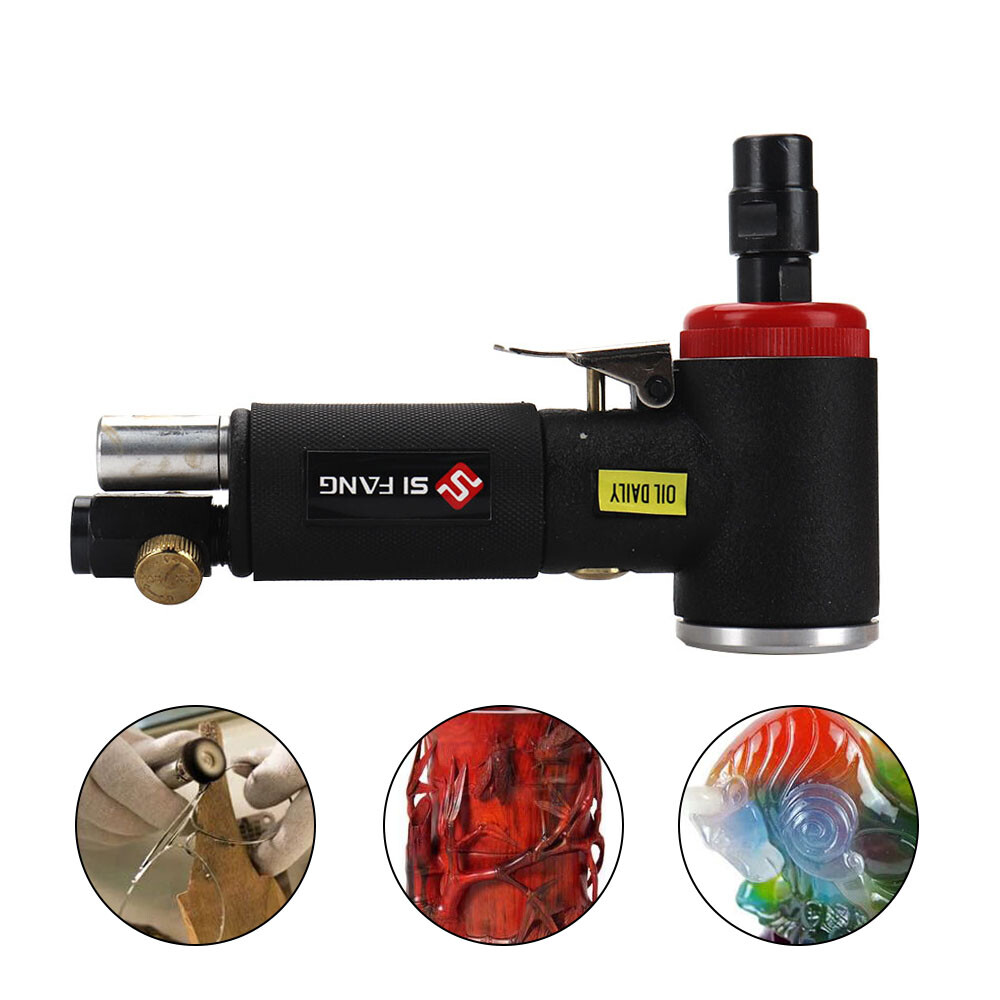 1/4" Air Angle Die Grinder Pneumatic Grinding Polisher Machine With Sanding Disc