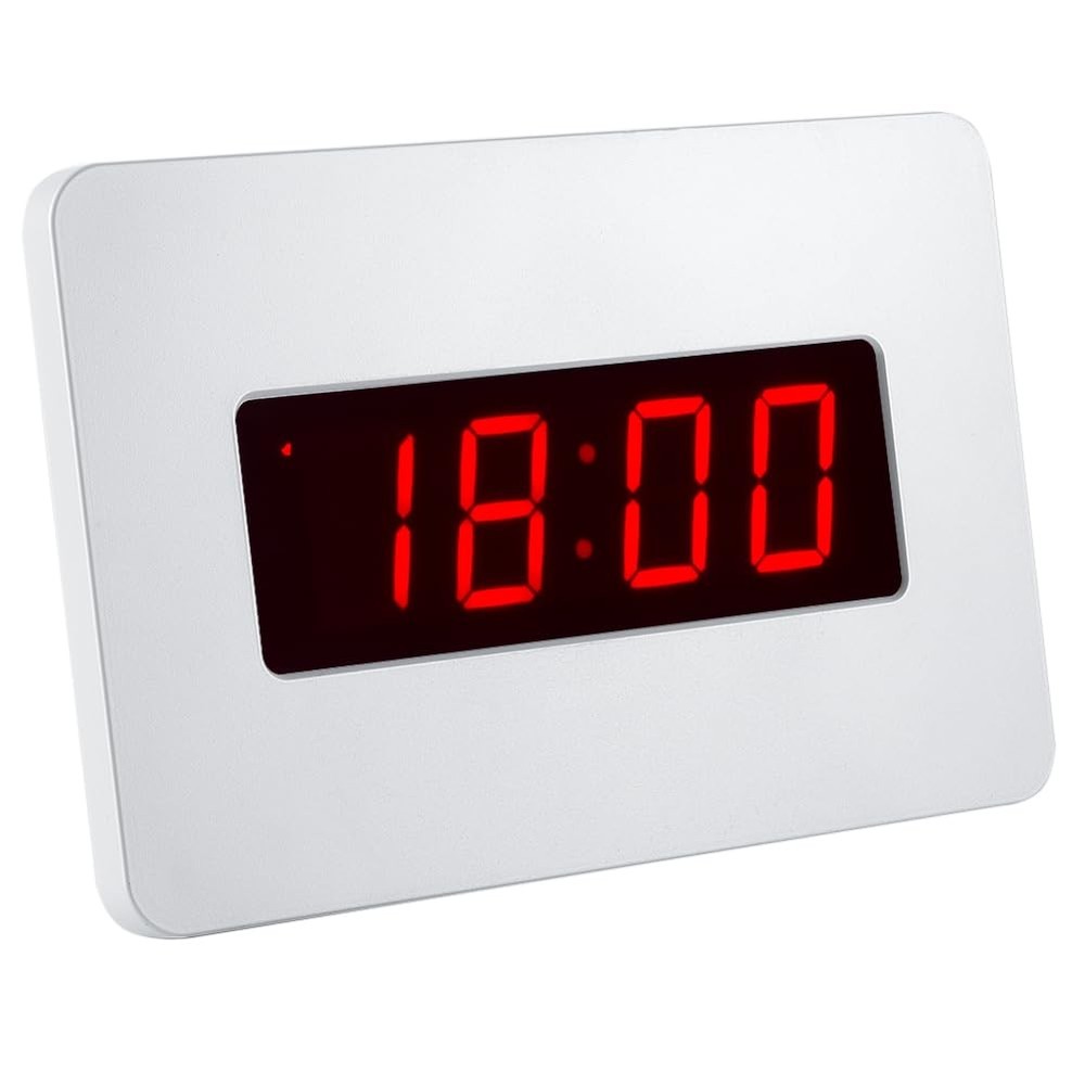 Digital Wall Clock Battery Operated with LED Display, Wall Clock with Backlig...