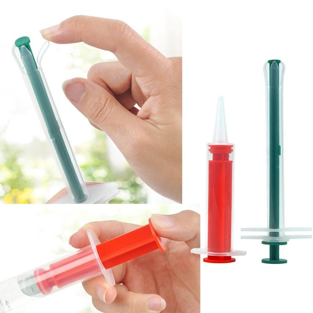 2 Pcs Pet  Feeder Pusher  Liquid  Feeding Tool Set For Cat