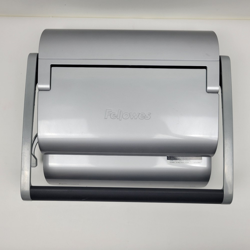 Fellowes Quasar + 500 Manual Comb Binding Machine – High-Capacity Missing 1 Tray