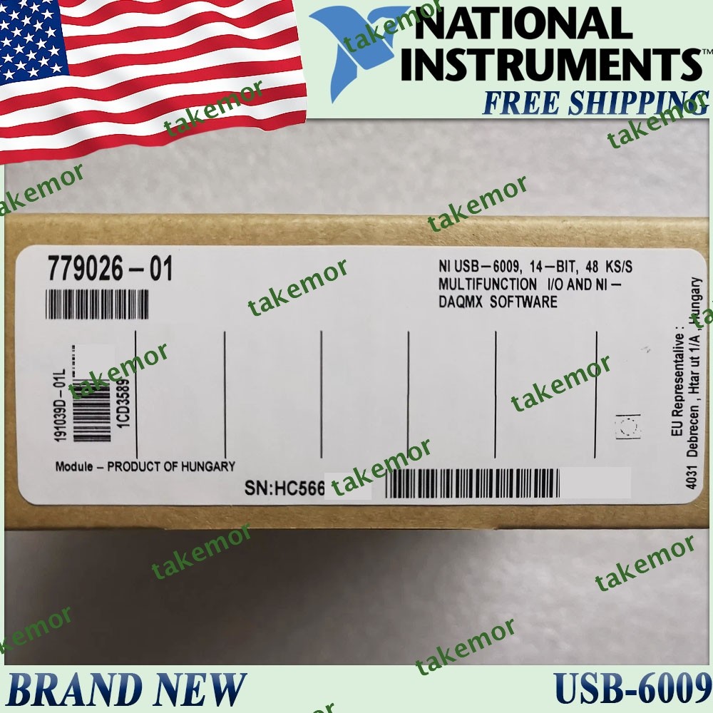 National Instruments USB-6009 Data Acquisition Card NI US USB 6009 Same Day Ship