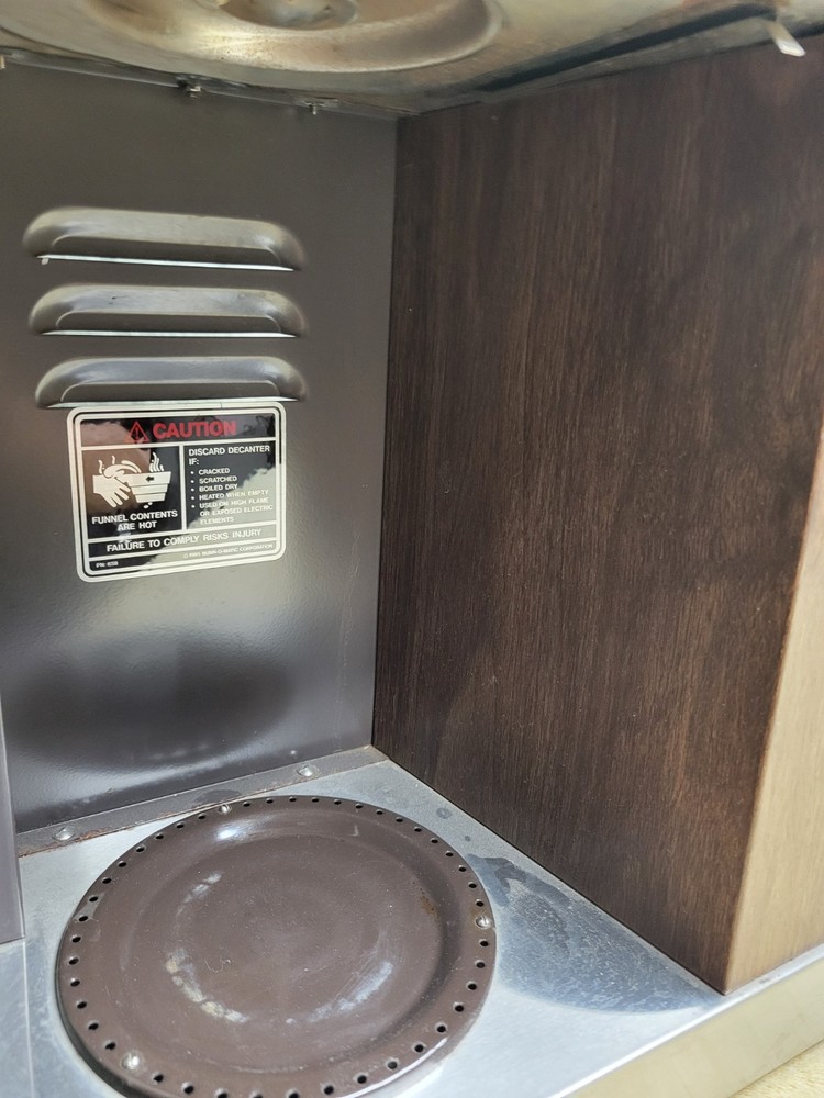 Vintage Bunn Pour Omatic Restaurant Double Pot Coffee Maker Untested