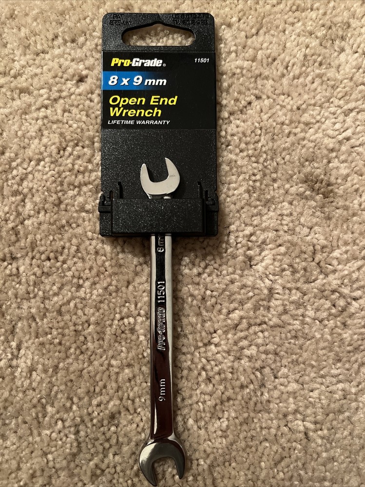 PRO-GRADE 11501 8x9 mm open end wrench