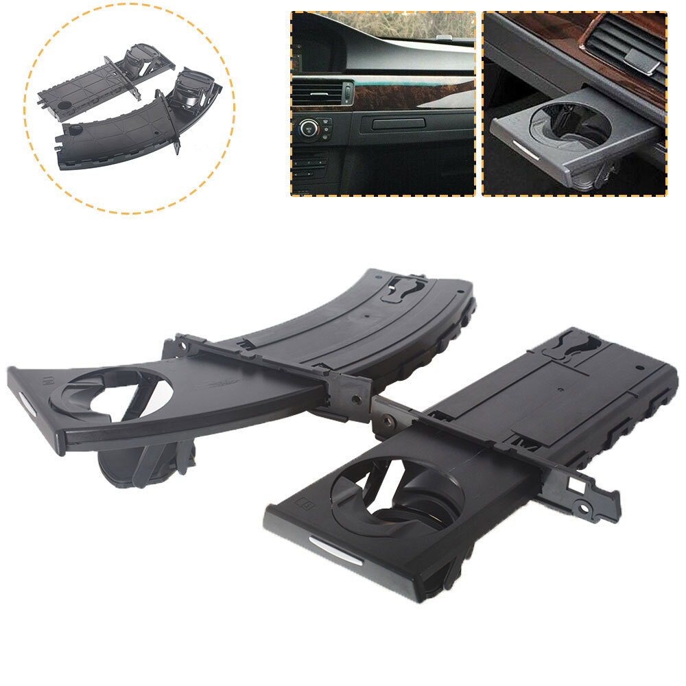 Left +Right Side Front Cup Holders 51459173469 For BMW 2006-2013 E90 E91 E92