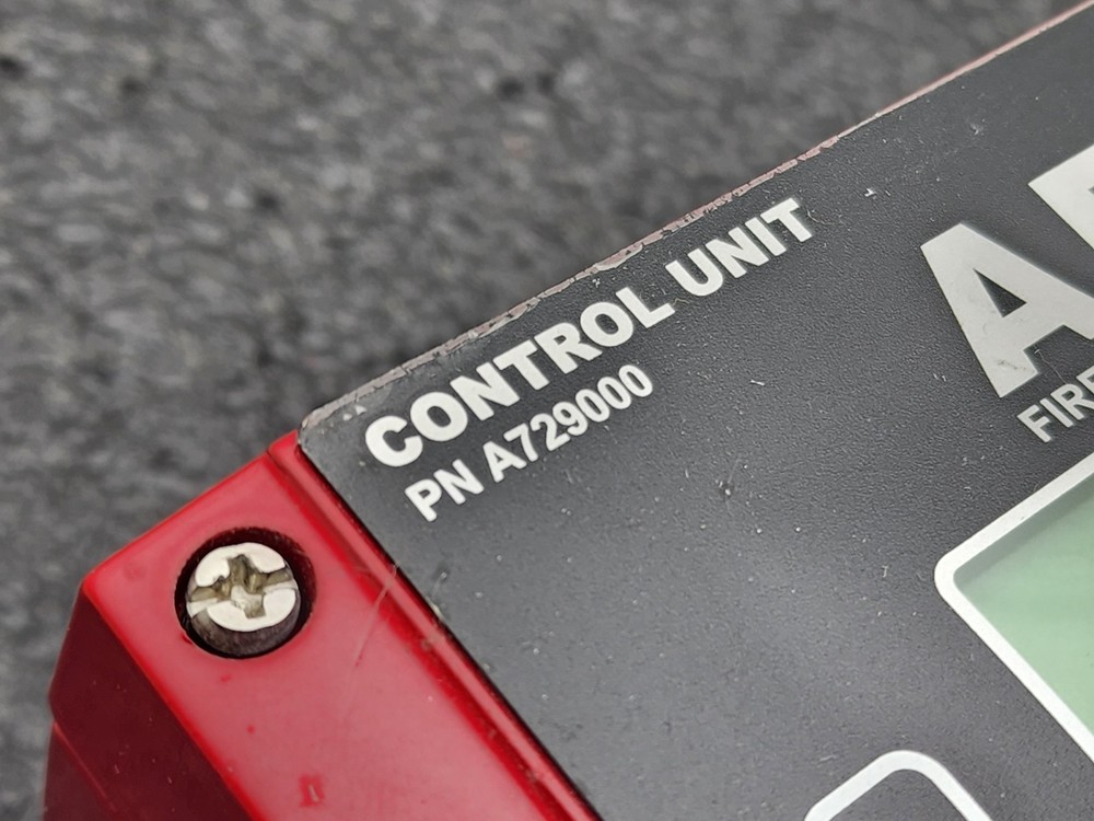 AFEX Fire Suppression Systems Control Unit Panel A729000 Good Battery