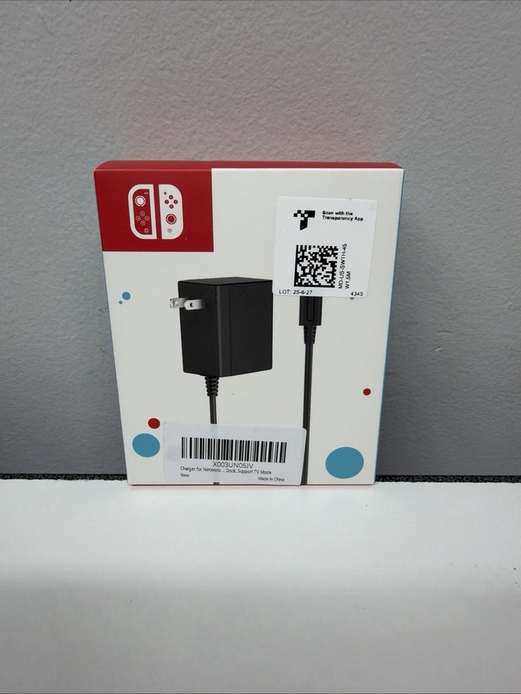Nintendo Switch AC Power Adapter Charger 5ft New