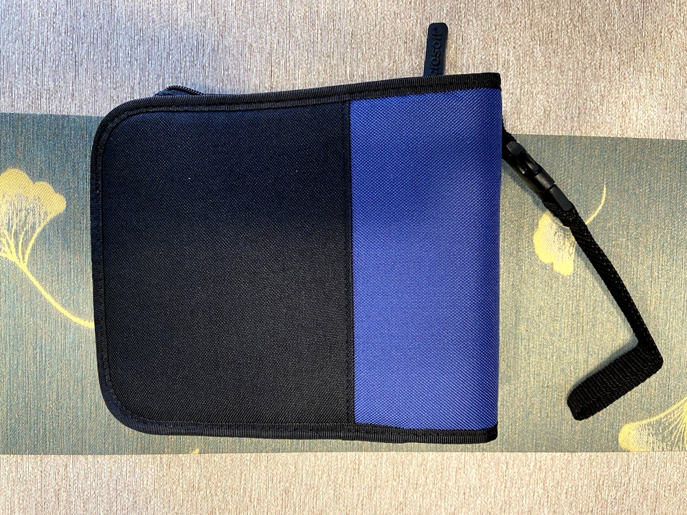 Microsoft MSDN CD DVD Carrying Case Wallet Black Blue Developer Tech Collectible