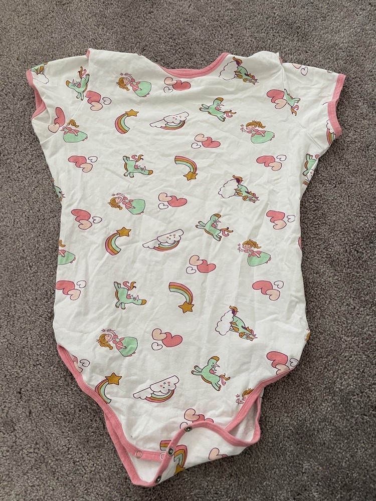 Adult Romper Size Medium Princess Print