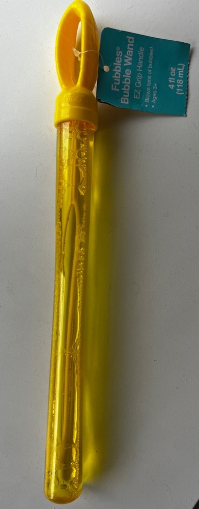 Fubbles Bubble Wand New Unopened 4 oz