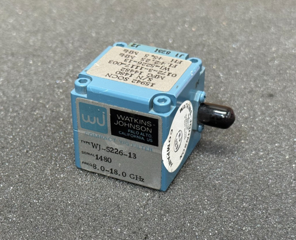 Watkins Johnson Compact YIG Filter WJ-5226-13