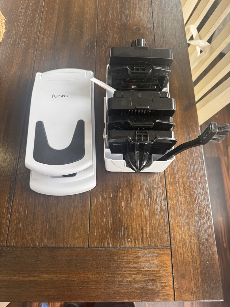 Fullstar Push Function Food Chopper White with Blades, Cleaning Tool ONLY