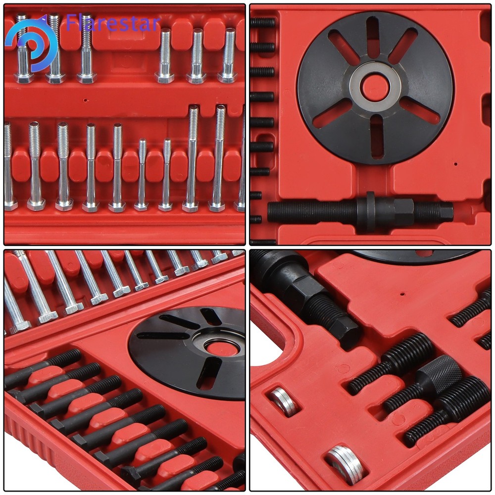 New Harmonic Balancer Puller Removal & Install Tool Flywheel Crankshaft Kit