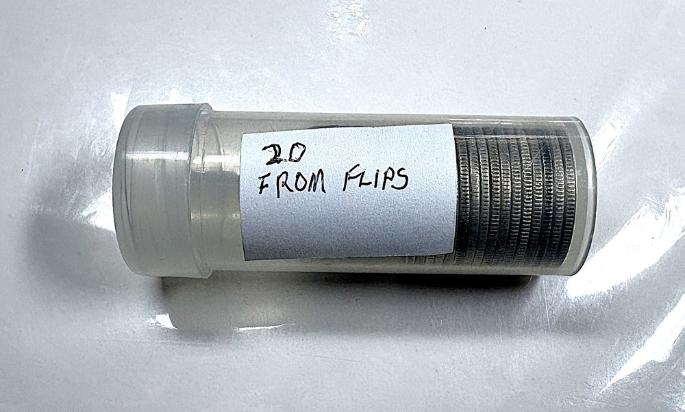 20 SILVER WASHINGTON QUARTERS-Various Mints/years all different-- Half a Roll