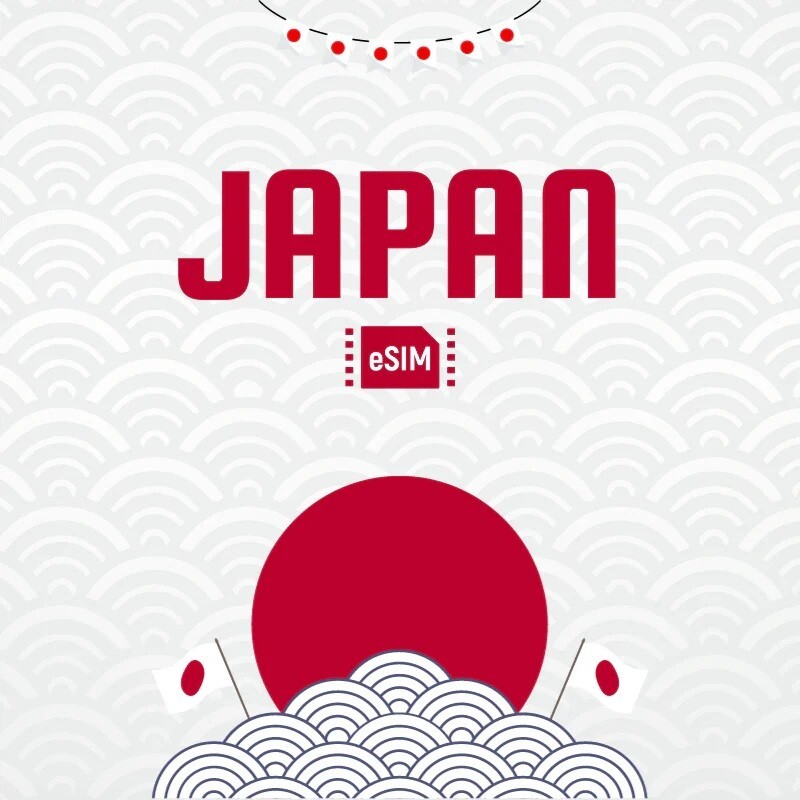 eSIM Japan 3-20GB | 3-20 Days - | QR code activation