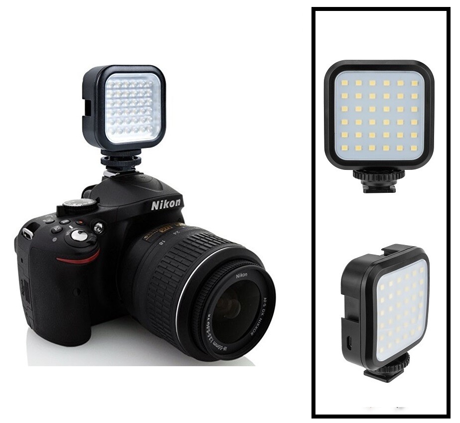 LED Light Set With Power Kit For Nikon D80 D90 D100 D200 D2H D2Hs
