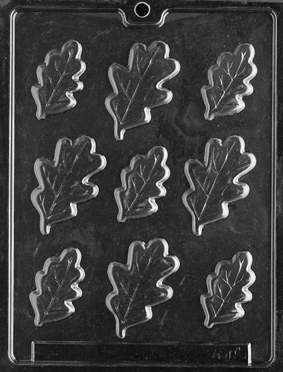 ASSORTED OAK LEAVES LEAF PIECES mold molds all occasion