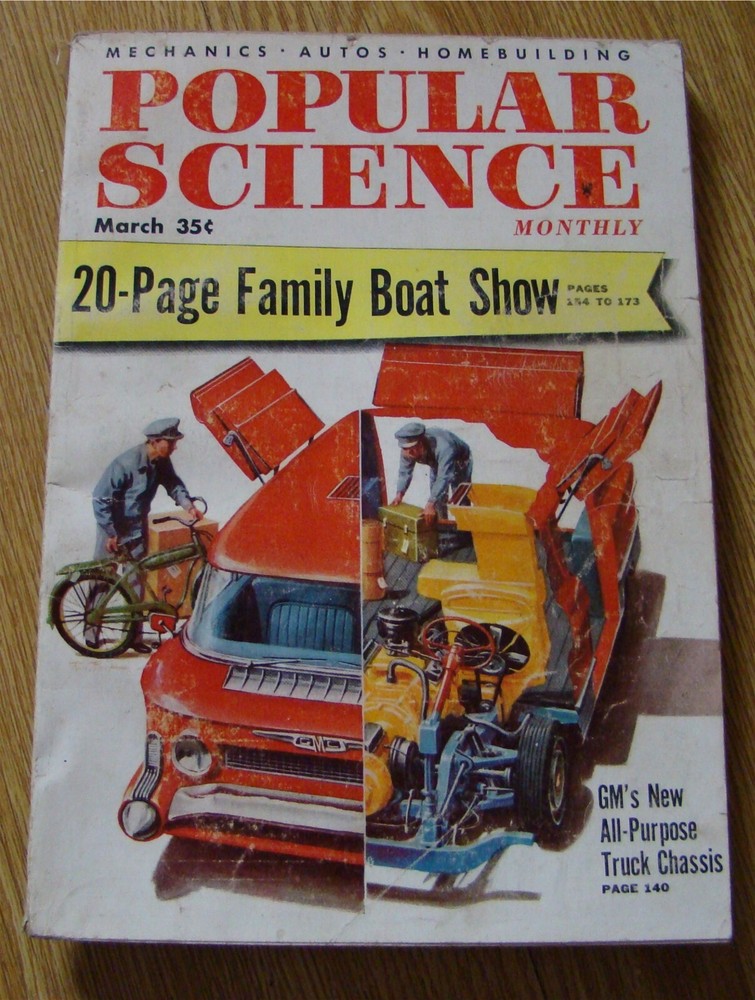 Ten 1950's POPULAR SCIENCE Magazines old