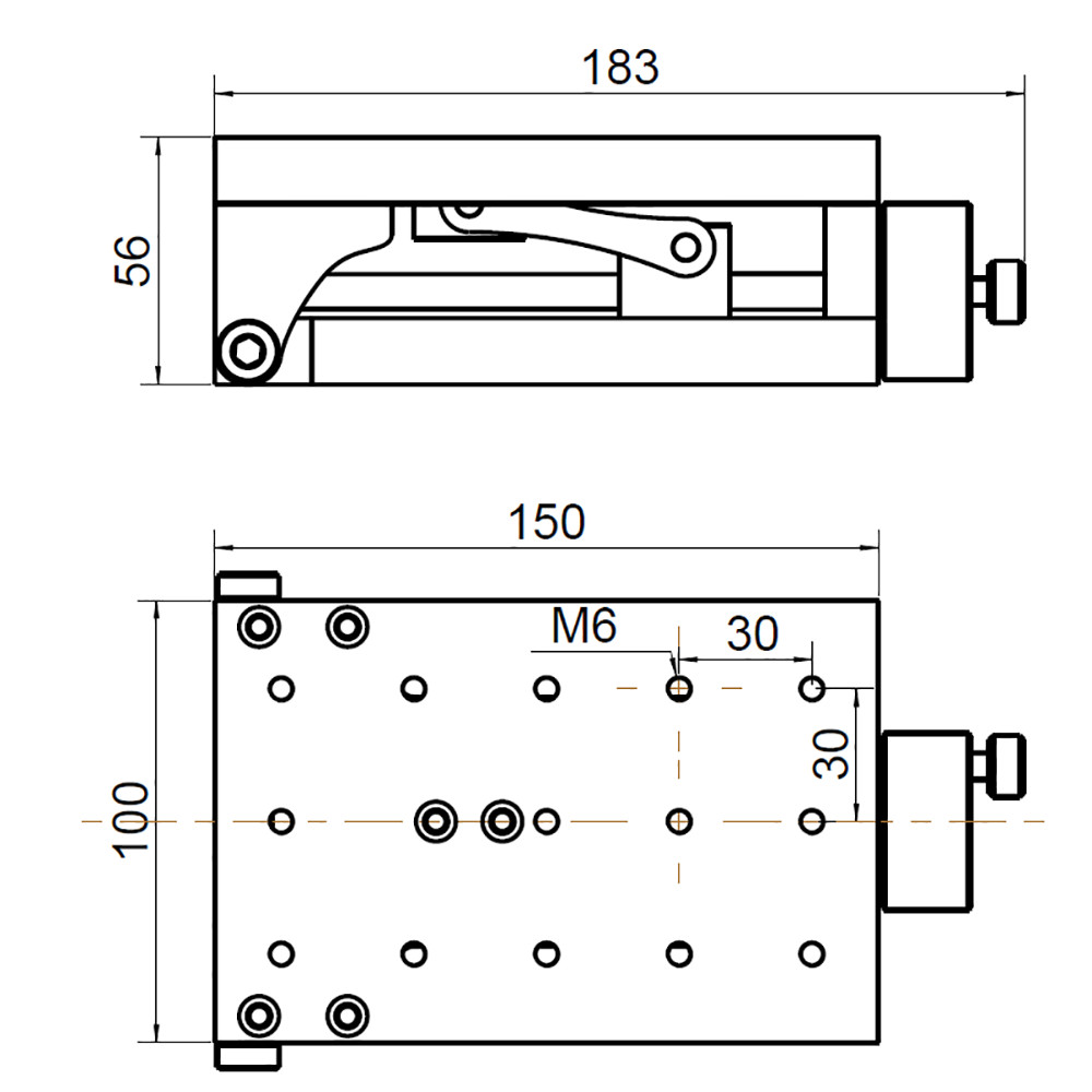 Manual Angle Adjustment Platform Tilt Punching Base Adjustable Tilting